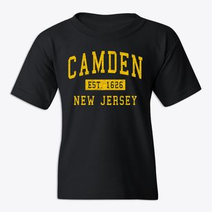 Camden New Jersey Classic Established Youth T-shirt