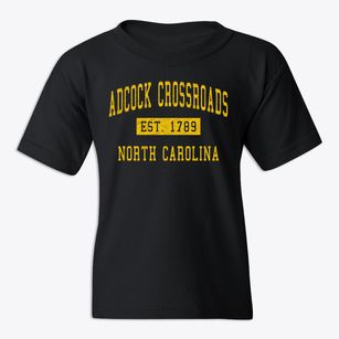 Adcock Crossroads North Carolina Classic Established Youth T-shirt