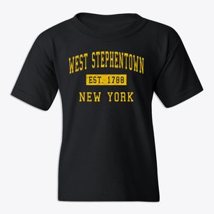 West Stephentown New York Classic Established Youth T-shirt