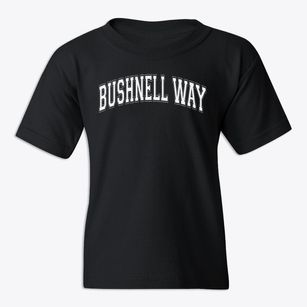 Bushnell Way Elementary School Varsity Arch Youth T-shirt