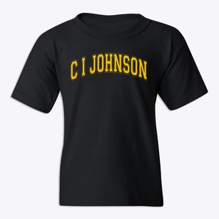 C I Johnson Elementary School Varsity Arch Youth T-shirt