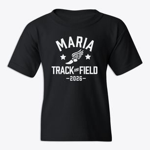 Maria Montessori Elementary School Track and Field Youth T-shirt