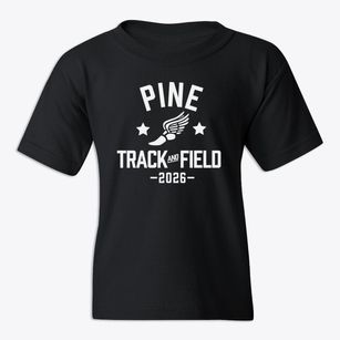 Pine School Track and Field Youth T-shirt