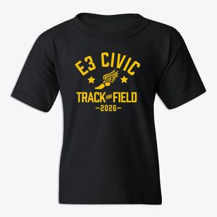 E3 Civic High Track and Field Youth T-shirt