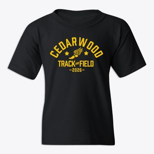 Cedarwood Christian Academy Track and Field Youth T-shirt