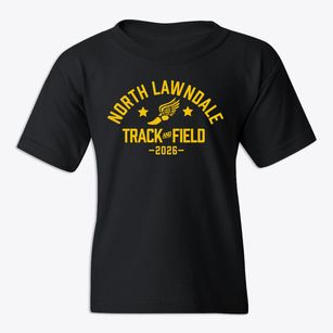 North Lawndale College Prep Track and Field Youth T-shirt