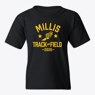 Millis Middle School Track and Field Youth T-shirt