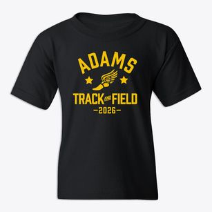 Adams Elementary School Track and Field Youth T-shirt