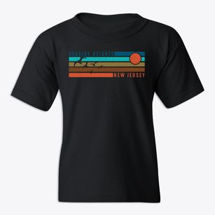 Seaside Heights New Jersey Blissful Sunset Youth T-shirt