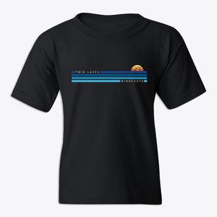 Twin Lakes Minnesota Water View Youth T-shirt