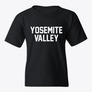 Yosemite Valley California Classic Block Youth T-shirt