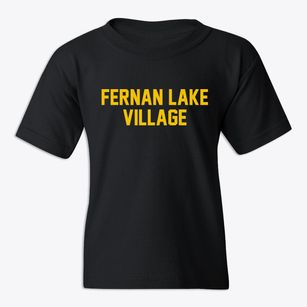 Fernan Lake Village Idaho Classic Block Youth T-shirt