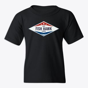 Fish Hawk Florida Diamond Star Youth T-shirt