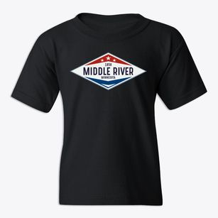 Middle River Minnesota Diamond Star Youth T-shirt