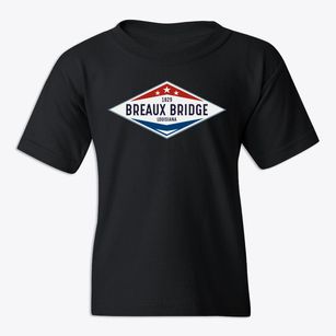 Breaux Bridge Louisiana Diamond Star Youth T-shirt