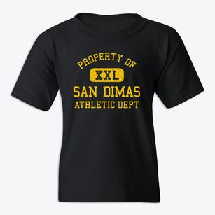 San Dimas California Athletic Dept Youth T-shirt