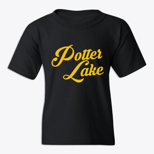Potter Lake Wisconsin Vintage Team Youth T-shirt