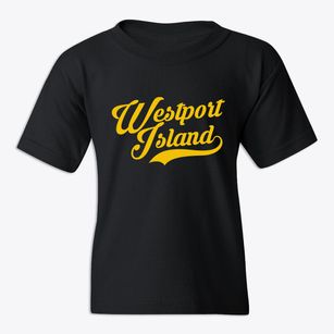 Westport Island Maine Vintage Team Youth T-shirt