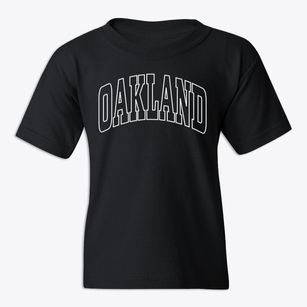 Oakland Illinois Trendy Block Youth T-shirt