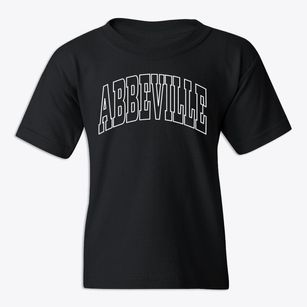 Abbeville Mississippi Trendy Block Youth T-shirt