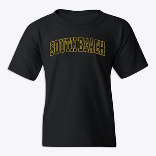 South Beach Florida Trendy Block Youth T-shirt