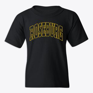 Roseburg Oregon Trendy Block Youth T-shirt
