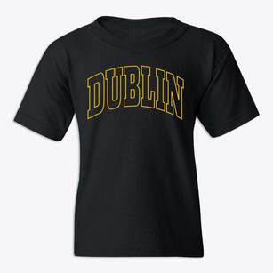 Dublin North Carolina Trendy Block Youth T-shirt
