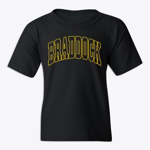 Braddock North Dakota Trendy Block Youth T-shirt