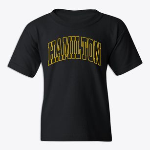 Hamilton Massachusetts Trendy Block Youth T-shirt
