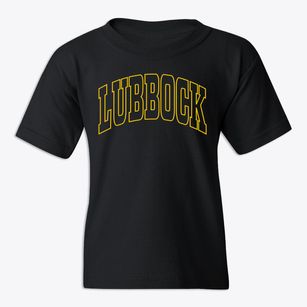 Lubbock Texas Trendy Block Youth T-shirt