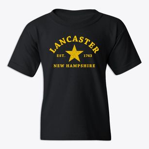 Lancaster New Hampshire Star Youth T-shirt