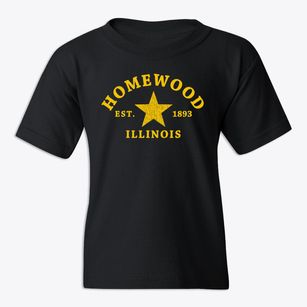 Homewood Illinois Star Youth T-shirt
