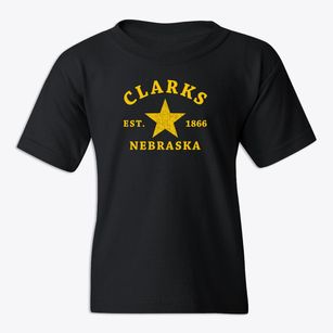 Clarks Nebraska Star Youth T-shirt