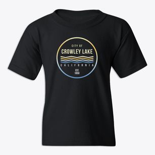 Crowley Lake California Color Fade Youth T-shirt