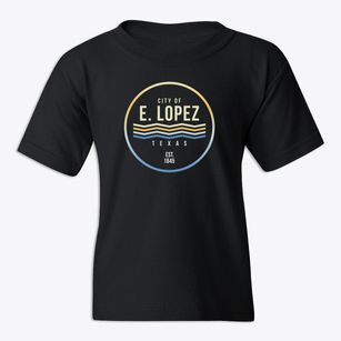 E. Lopez Texas Color Fade Youth T-shirt