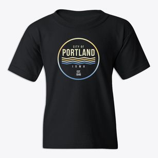 Portland Iowa Color Fade Youth T-shirt