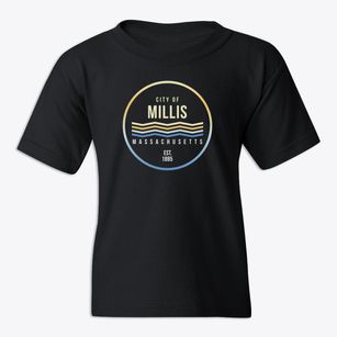 Millis Massachusetts Color Fade Youth T-shirt