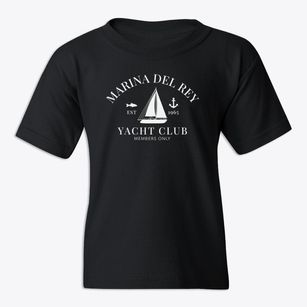 Marina Del Rey California Yacht Club Youth T-shirt
