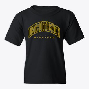 Detroit Beach Michigan Inline Youth T-shirt