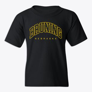 Bruning Nebraska Inline Youth T-shirt