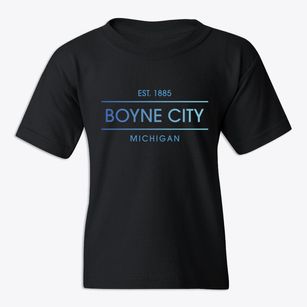 Boyne City Michigan Horizon Youth T-shirt