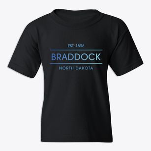Braddock North Dakota Horizon Youth T-shirt