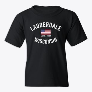 Lauderdale Wisconsin Patriot Youth T-shirt