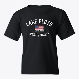 Lake Floyd West Virginia Patriot Youth T-shirt