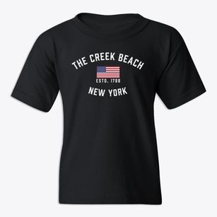 The Creek Beach New York Patriot Youth T-shirt