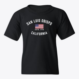 San Luis Obispo California Patriot Youth T-shirt