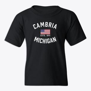 Cambria Michigan Patriot Youth T-shirt