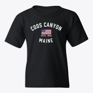 Coos Canyon Maine Patriot Youth T-shirt