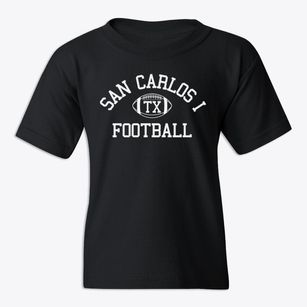 San Carlos I Texas Football Youth T-shirt