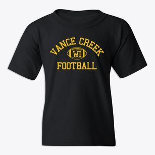 Vance Creek Wisconsin Football Youth T-shirt